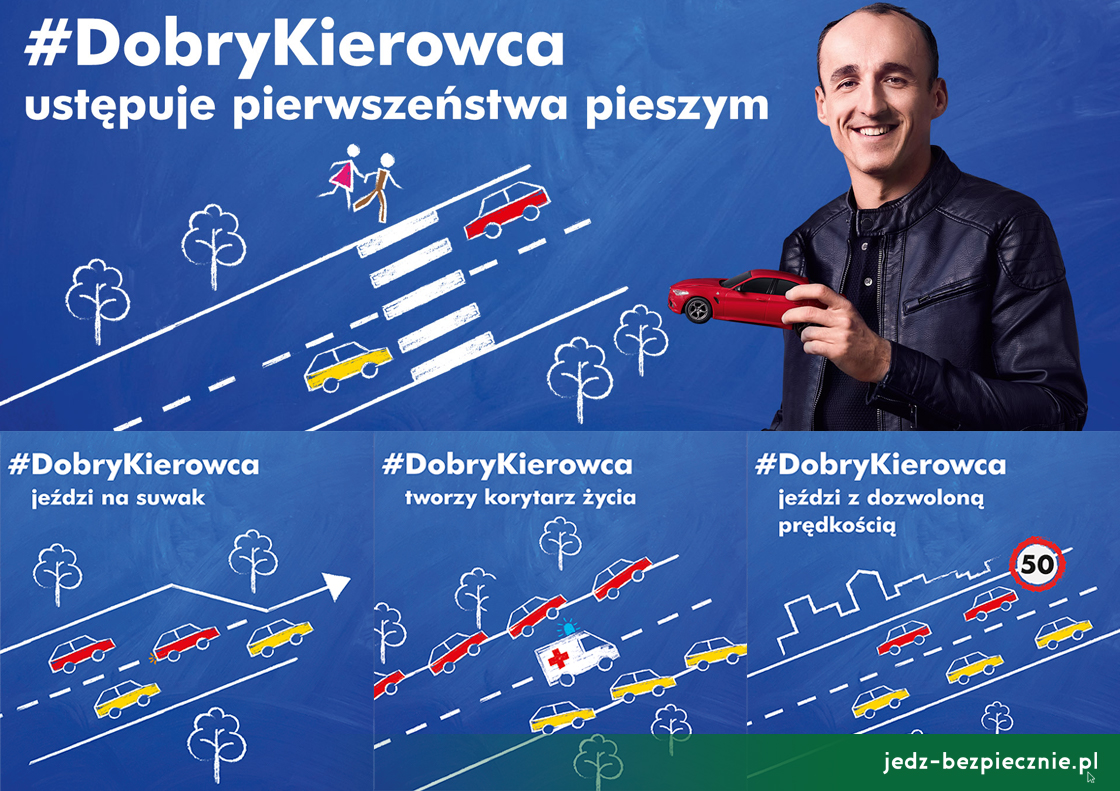 Wydanie na weekend - Robert Kubica promotorem bezpieczeństwa na drodze